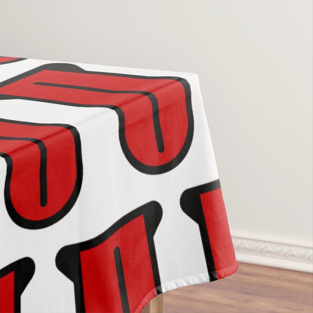 Toalha De Mesa Longa 👅 (Posição Original)