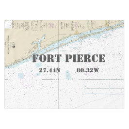 Toalha De Mesa Longitude Náutica Latitude Fort Pierce FL