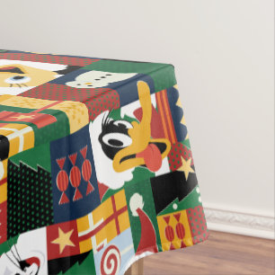 Toalha De Mesa LOONEY TUNES™ Holiday Block Patterno