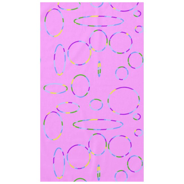 Toalha De Mesa Loops a rosa (Frente)