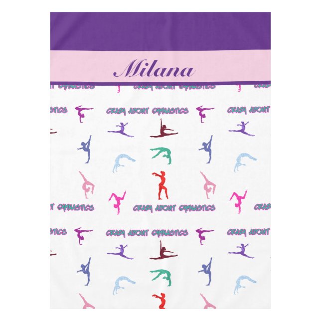 Toalha De Mesa Louca Sobre A Ginástica (Frente)