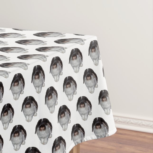 Toalha de Mesa Loucura de Coelho de Orelhas Caídas (Posição Original)