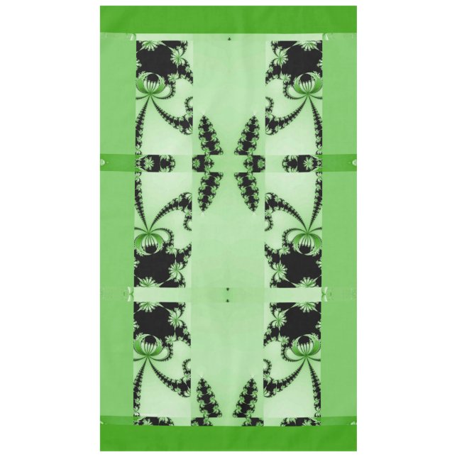 Toalha De Mesa Louva-a-deus Jardim fractal A (Frente)
