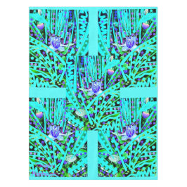 Toalha De Mesa Lua Azul do Coração e Recepção de Rosas Azuis Mara