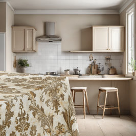 Toalha De Mesa Luxurioso Elegante Ivory Damask