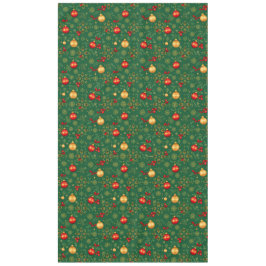 Toalha De Mesa Luxury Emerald Green Gold Christmas Tablecloth