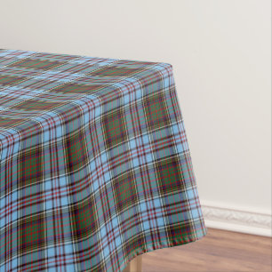 Toalha De Mesa Luz de Anderson do clã - Tartan escocês azul