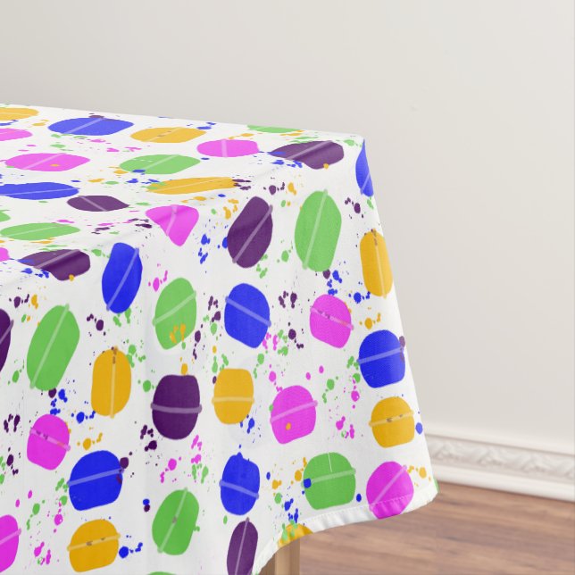 Toalha de Mesa Macaron Confetti (Posição Original)