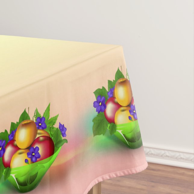 Toalha De Mesa Maçãs em Vase (Posição Original)
