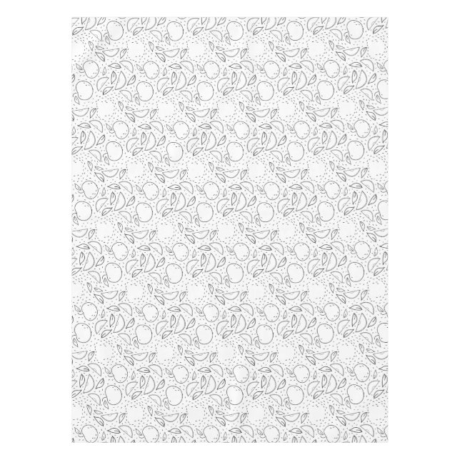 Toalha De Mesa maçãs gráficas. (Frente)