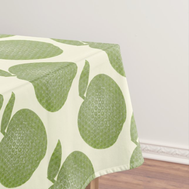 Toalha De Mesa Maçãs Verdes Pontilhadas (Posição Original)