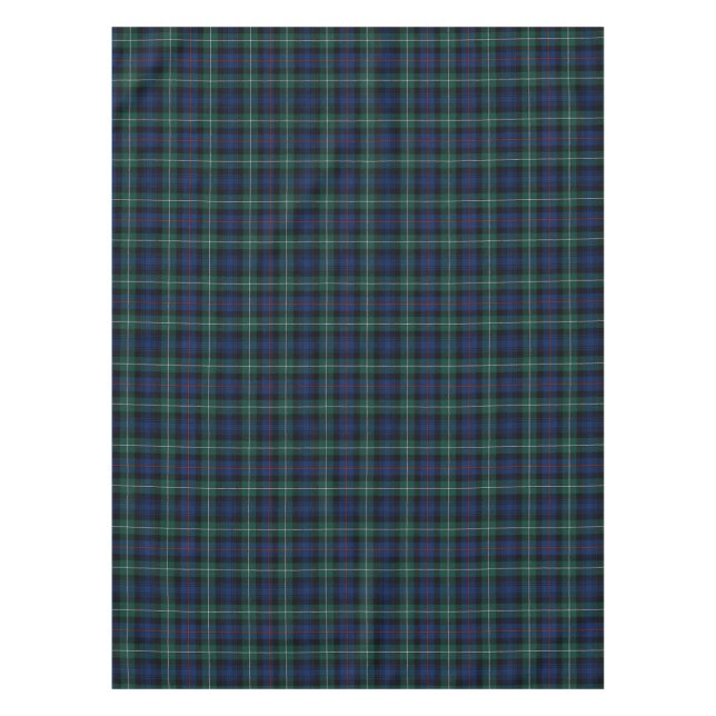Toalha De Mesa MacKenzie Scottish Clan Xadrez Tartan (Frente)