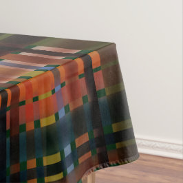 Toalha De Mesa Madras Modernista de Meados do Século