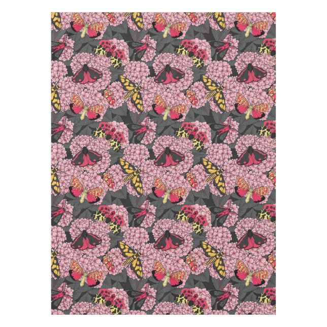 Toalha De Mesa Mães na hidrangea rosa (Frente)