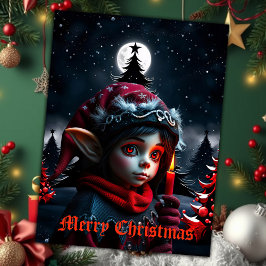 Toalha De Mesa Magia do elfo gótico debaixo da lua de cheio.