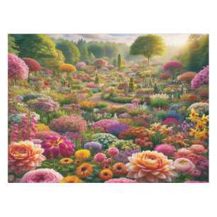 Toalha De Mesa Magia florescente - um paraíso de cores