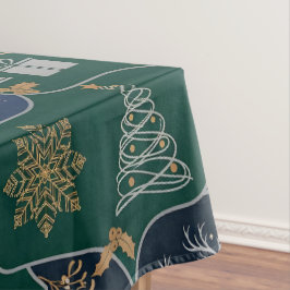 Toalha De Mesa Mágica de Natal Aconchegante