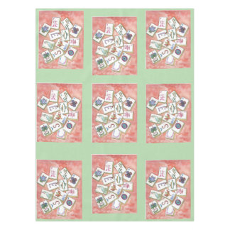 Toalha De Mesa mahjong azulejo tablecloth