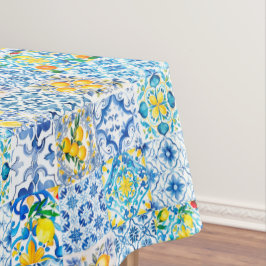 Toalha De Mesa Majolica, limão, azulejos sicilianos,