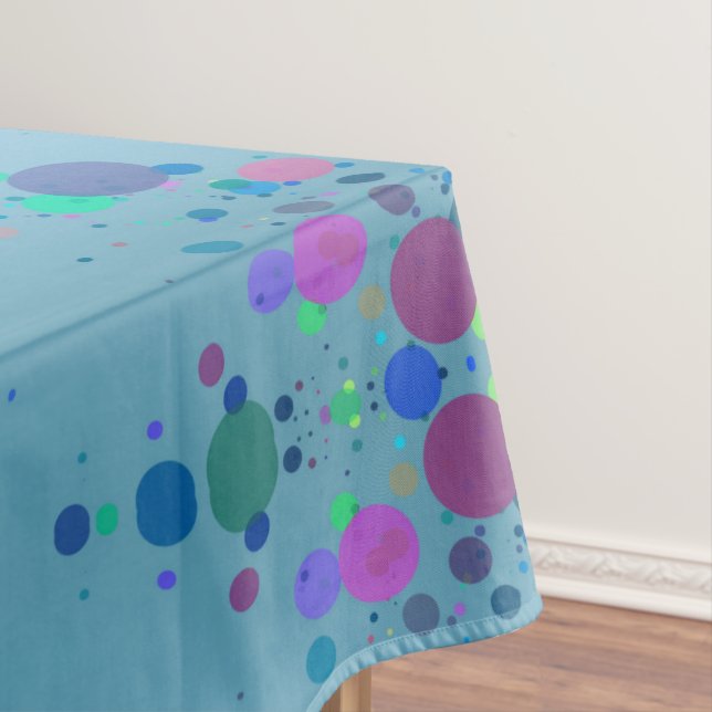 Toalha De Mesa Manchas Coloridas (Posição Original)
