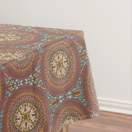 Toalha De Mesa Mandala Brown