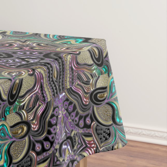 Toalha De Mesa Mandala de Leo do sinal do zodíaco (Posição Original)