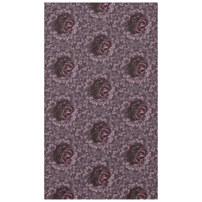Toalha De Mesa Mandala de Rosa  (Frente)