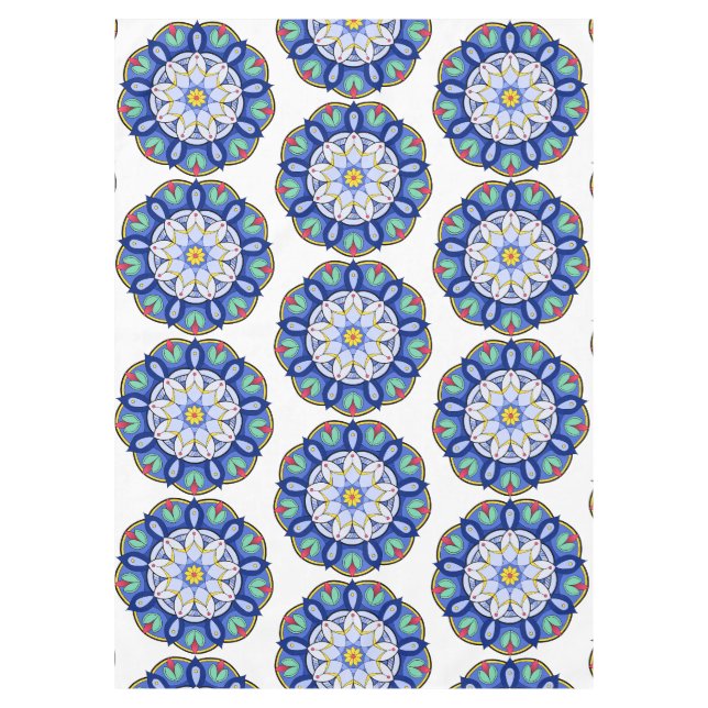 Toalha De Mesa Mandala Padrão 01 (Frente)