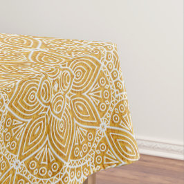 Toalha De Mesa Mandalas Douradas de vários designs de Círculos Ge