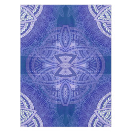 Toalha De Mesa Mandalas em padrões mistos azuis neerlandeses