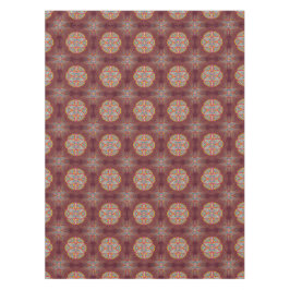 Toalha De Mesa Mandalas em padrões mistos de Maroon