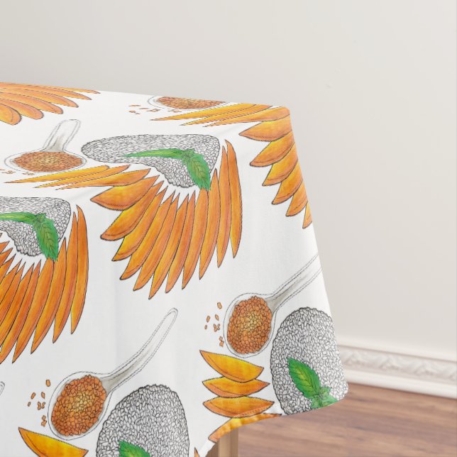 Toalha De Mesa Mango Sticky Rice Dessert Thai Comida Cuisine (Posição Original)