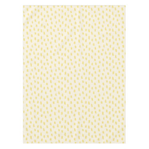 Toalha De Mesa Manteiga Marcação Solta Creme Quente Amarelo