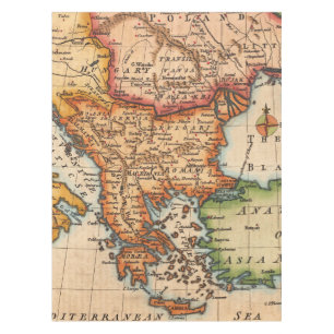 Toalha De Mesa Mapa antigo antigo inspirado (2)