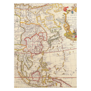 Toalha De Mesa Mapa antigo antigo inspirado (6)