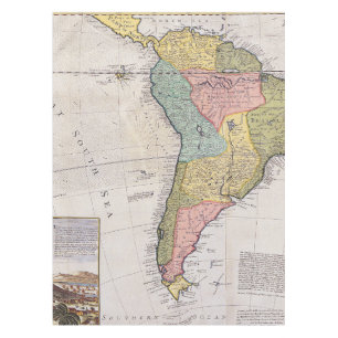 Toalha De Mesa Mapa antigo antigo inspirado (8)