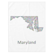 Mapa de Maryland