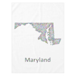 Toalha De Mesa Mapa de Maryland
