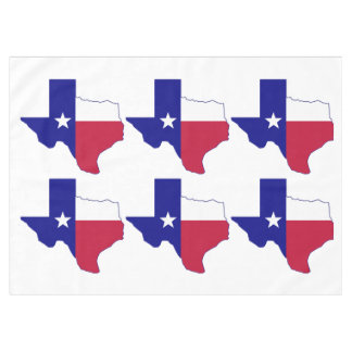 Toalha De Mesa Mapa de Sinalizador do Texas