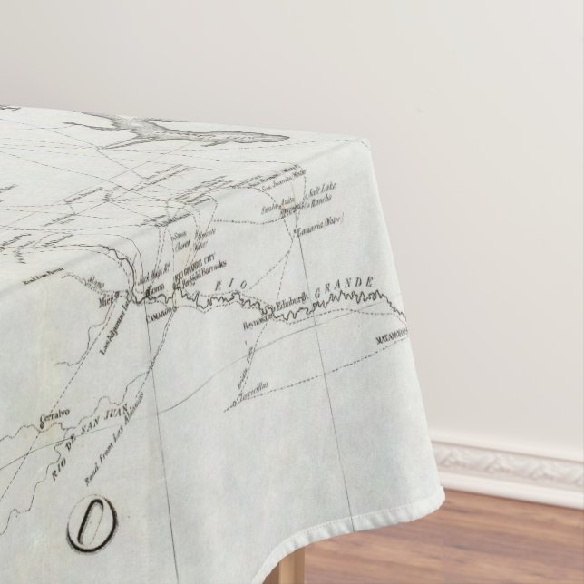 Toalha De Mesa Mapa de Texas e parte de New mexico (Posição Original)