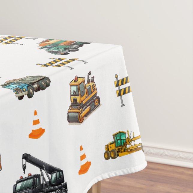 Toalha De Mesa maquinaria de construção (Posição Original)