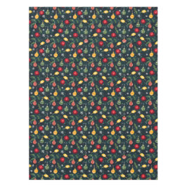 Toalha De Mesa Marcha de Feriado de Pickleball em Aquarela