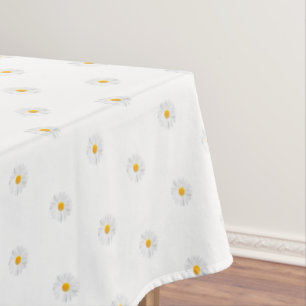Toalha De Mesa margarida branca