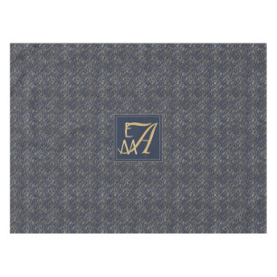 Toalha De Mesa Marinho Azul Dourado Recém-Semanas Decoração do