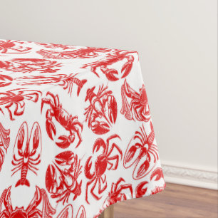 Toalha De Mesa Marisco Vermelho 