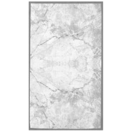 Toalha De Mesa Mármore Branco e Cinza Simples |