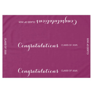 Toalha De Mesa Maroon Graduation Tablecloth