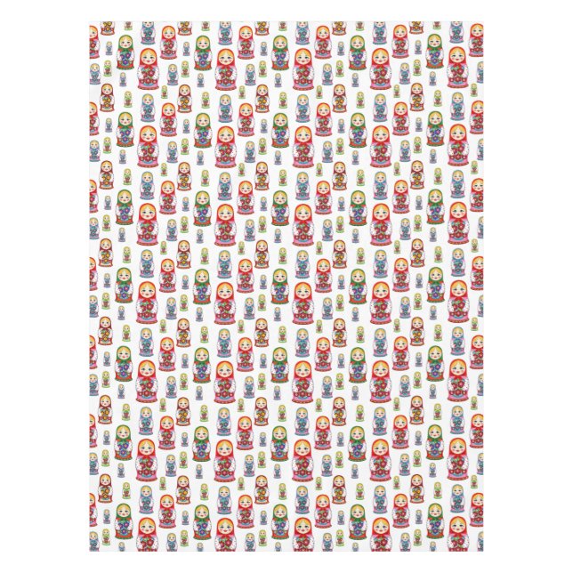 Toalha De Mesa Matreshka Pattern (Frente)