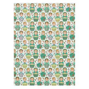 Toalha De Mesa Matreshka Pattern Tablecloth