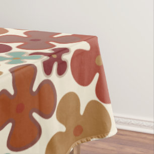 Toalha De Mesa Médio - Estilo século 60s 70s